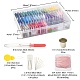 50 Colors Polyester Embroidery Threads Kits DIY-YW0002-05-5