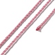 Cordón trenzado de poliéster de 20m para hacer joyas. OCOR-G015-04A-01-1