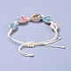 Ensembles de colliers et bracelets en perles de coquillage imprimés ajustables SJEW-JS01020-10