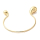 Brass Chocker Necklaces NJEW-P291-01G-2