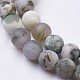 Chapelets de perle en agate d'arbre naturelle X-G-J376-11F-8mm-3