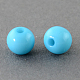Perles de boule en acrylique massif SACR-R812-4mm-09-1