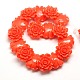 Synthetic Coral Beads Strands CORA-L013-02-2