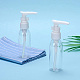液体石鹸のための50mlの詰め替え可能なペットプラスチック空のポンプボトル  透明  3x12cm  容量：50ml（1.69液量オンス） TOOL-Q024-01A-01-5