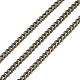 Brass Twisted Chains X-CHC010Y-AB-2
