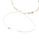 Verstellbarer Nylonfaden geflochtene Perlen Armbänder BJEW-JB05584-3