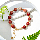 Brins de perles rondes en jaspe rouge naturel olycraft G-OC0001-67-5