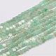 Natural Green Agate Bead Strands G-K153-A01-1
