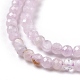 Chapelets de perles en kunzite naturelle X-G-C009-A09-4