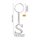 Porte-clés en alliage&nbsp;KEYC-TADJ0001-11S-3