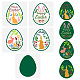 FINGERINSPIRE 5 Pcs Layered Easter Eggs Bunny Painting Stencil 5.9x5.9inch Reusable Cute Rabbit Easter Eggs Drawing Template Happy Easter Decoration Stencil for Painting on Wood Wall Fabric Furniture DIY-WH0394-0198-1