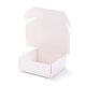創造的な折りたたみ結婚式のキャンディー厚紙箱  小さな紙のギフトボックス  手作り石鹸と装身具用  花柄  7.7x7.6x3.1cm  展開：24x20x0.05cm CON-I011-01J-4