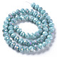 Cuisson opaque de perles de verre peintes EGLA-N006-006E-2