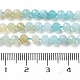Brins de perles d'amazonite de fleurs naturelles G-J400-E07-02-5