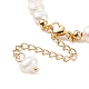 Bracelet en perles d'améthyste naturelle et perles BJEW-JB08236-02-6