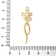 Латунные микро проложить кубического циркония подвески KK-D024-17G-3