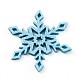 Fiocco di neve feltro tessuto tema natale decorare DIY-H111-A09-2