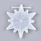 Moules à pendentif en silicone flocon de neige X-DIY-I036-05-2