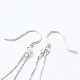 925 Sterling Silver Earring Hooks Findings STER-I014-29S-3