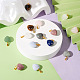 Fashewelry 20Pcs 10 Styles Natural Mixed Gemstone Pendants G-FW0001-39-7