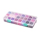 Serie púrpura 600g 24 colores cuentas de semillas de vidrio SEED-JP0008-06-2mm-6