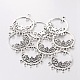 Antique Silver Tibetan Style Chandelier Component Links for Dangle Earring Making X-EA295Y-NF-1