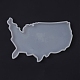 Posavasos de mapa moldes de silicona DIY-O019-08-3