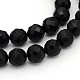 Black Onyx Beads Strands GSF10mmC097-2
