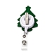 Bobina di badge in feltro e plastica abs per albero di natale AJEW-I053-01-2