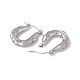 304 Stainless Steel Thick Hoop Earrings for Women EJEW-E199-11P-2