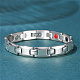 SHEGRACE Stainless Steel Panther Chain Watch Band Bracelets JB665A-5