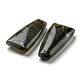 天然石ラブラドライトペンダント  台形チャーム  40.5x20.5x8.5~9mm  穴：1.2mm G-M405-11-2