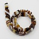 Natural Striped Agate/Banded Agate Beads Strands G-L006-01-2
