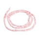 Chapelets de perles en opale rose naturelle G-A026-A07-2mm-2