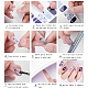 Envolturas de esmalte de uñas con brillo de cobertura completa MRMJ-Q034-049-M-5