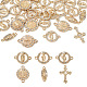 Kits de fornituras para hacer joyas de religión diy DIY-TA0008-05-3
