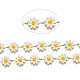 Cadenas de eslabones de flores de latón CHC-N018-098H-3