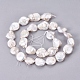 Hebras de perlas keshi de perlas barrocas naturales PEAR-Q004-16-1