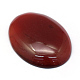 Oval gefärbte natürliche gestreifte Achat-Cabochons X-G-R349-30x40-10-2