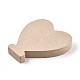 Сердце незавершенное деревянное украшение DIY-WH0162-63-2