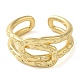 Латунные открытые манжеты для женщин RJEW-Z070-07G-01-2