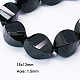 Natural Black Onyx Beads Strands G-E039-FT-18x13mm-1