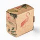 Прямоугольная складная креативная подарочная коробка из крафт-бумаги CON-B002-04D-02-6
