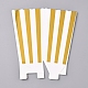 Cajas de palomitas de maíz de papel con patrón de rayas CON-L019-A-01A-1