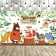 Polyester hängende Banner Kindergeburtstag AJEW-WH0190-031-4