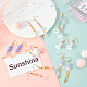 Sunnyclue DIY baumeln Ohrring machen Kits DIY-SC0001-62G-5