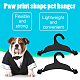 Colgador de ropa de plástico para mascotas AJEW-WH0033-28-4
