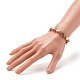 Bracelets de perles extensibles en acrylique imitation bois BJEW-JB06234-3
