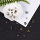 NBEADS 200 Sets Spikes Studs Spike Bullet Stud Punk Belt for Clothes Shoes Bag Leather Decorations PALLOY-NB0001-02-5