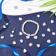 Arricraft 20pcs 5 colores abs colgantes de perlas de imitación de plástico OACR-AR0001-13-5